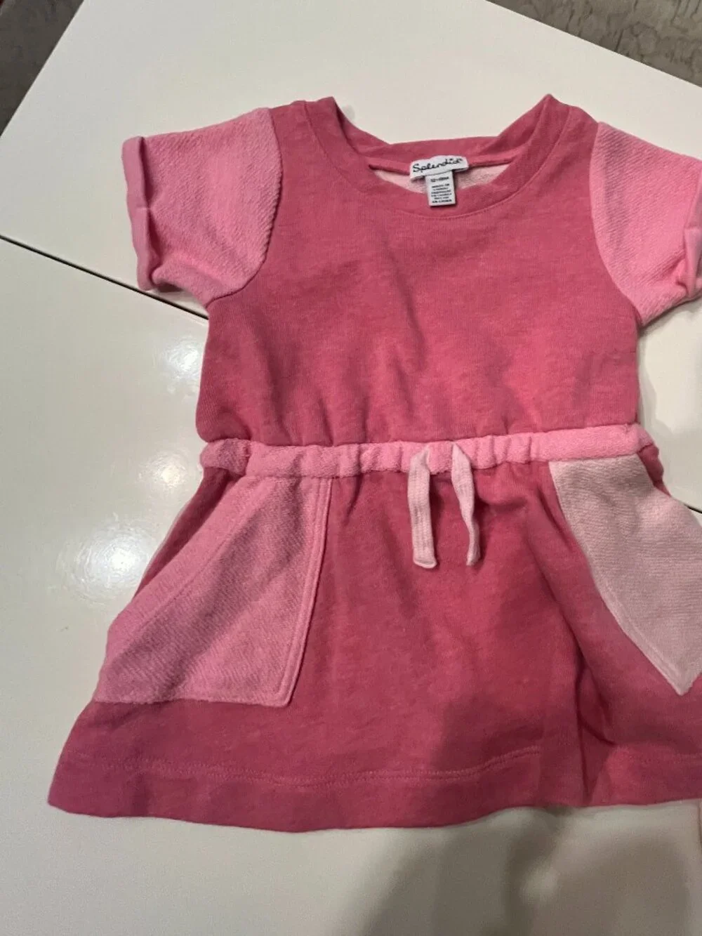 Splendid Romper (SET OF THREE!). Size 12-18 months (Two-Tone Pink and Stars)